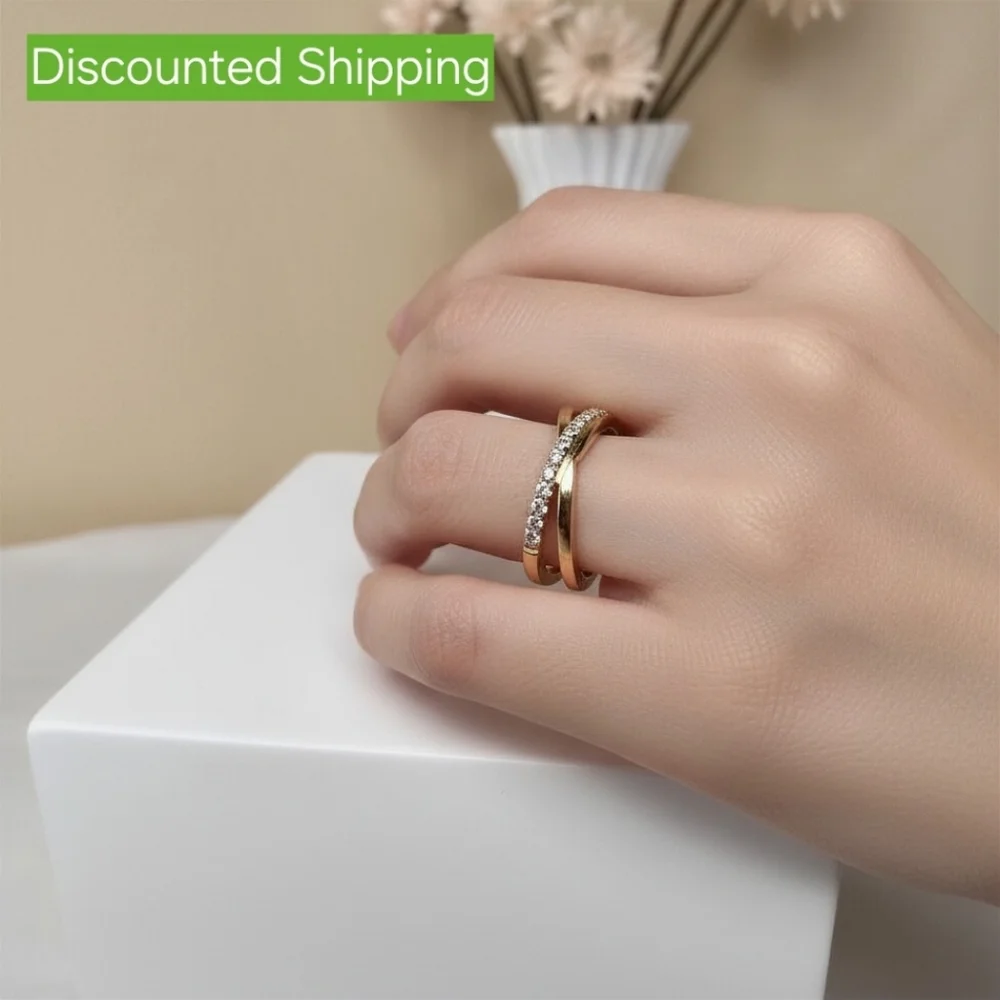 🏷 NEW 18K Gold-plated Women's‎ Ring